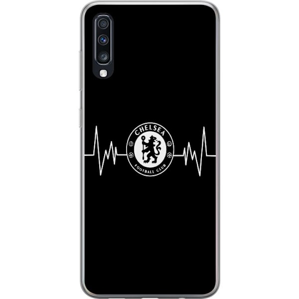 Samsung Galaxy A70 Läpinäkyvä kuori Chelsea F.C.