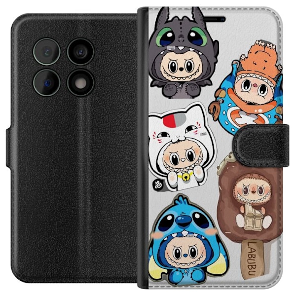 OnePlus 10 Pro Lompakkokotelo Labubu hahmokokoelma - Pop Mart