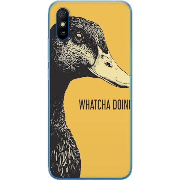Xiaomi Redmi 9A Genomskinligt Skal Curious Duck
