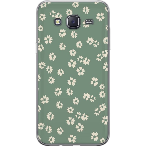Samsung Galaxy J5 Läpinäkyvä kuori Kukkaisunelma - Värikä