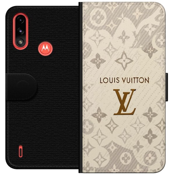 Motorola Moto E7 Power Tegnebogsetui LV Vibes