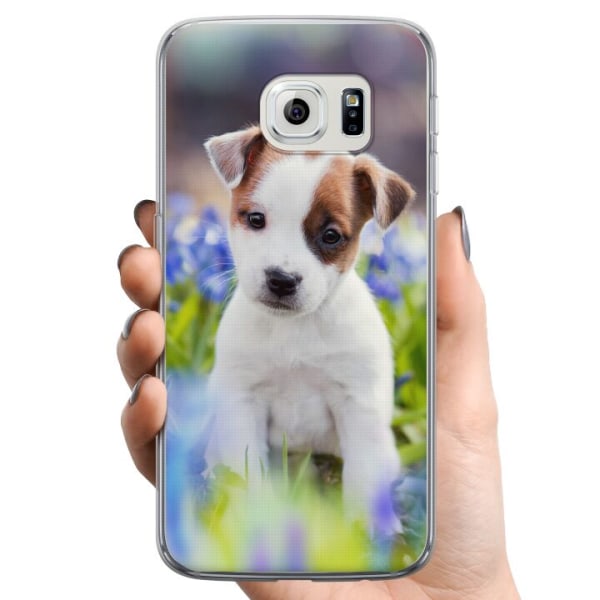 Samsung Galaxy S6 edge TPU Mobildeksel Hund