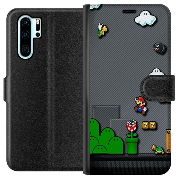 Kompatibelt Lommeboketui til Huawei P30 Pro Super Mario Bros