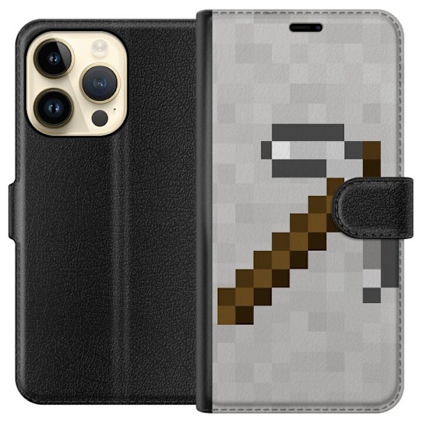 Apple iPhone 14 Pro Plånboksfodral Minecraft Tools