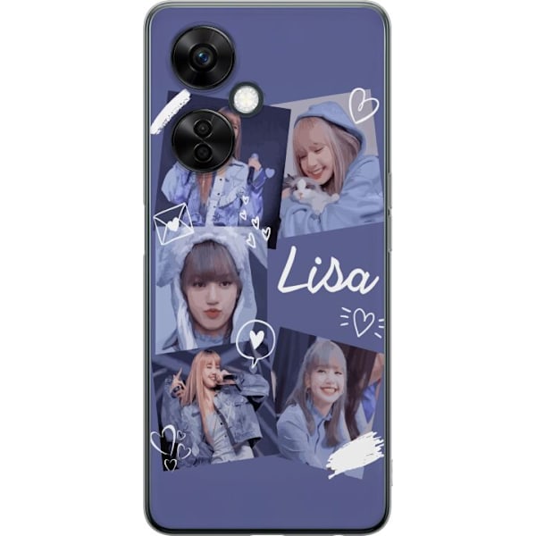 OnePlus Nord CE3 Genomskinligt Skal Lisa Blackpink – Aesthetic K-pop Queen