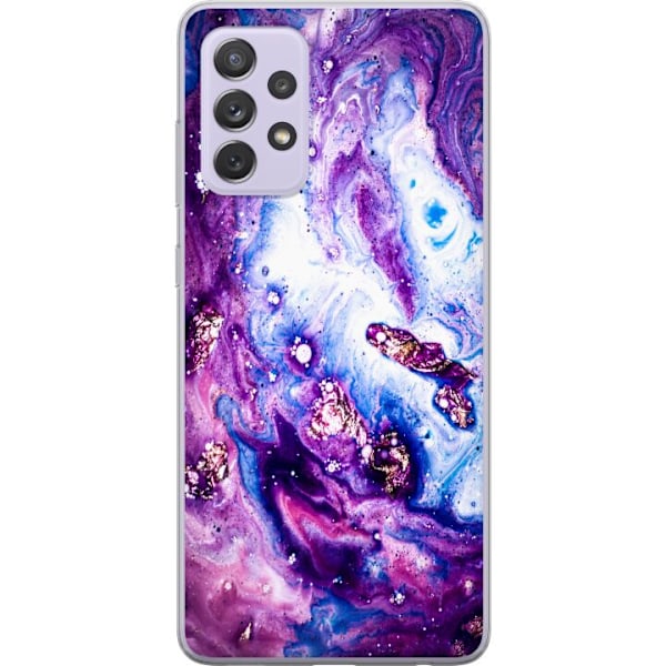 Samsung Galaxy A52s 5G Läpinäkyvä kuori Lila