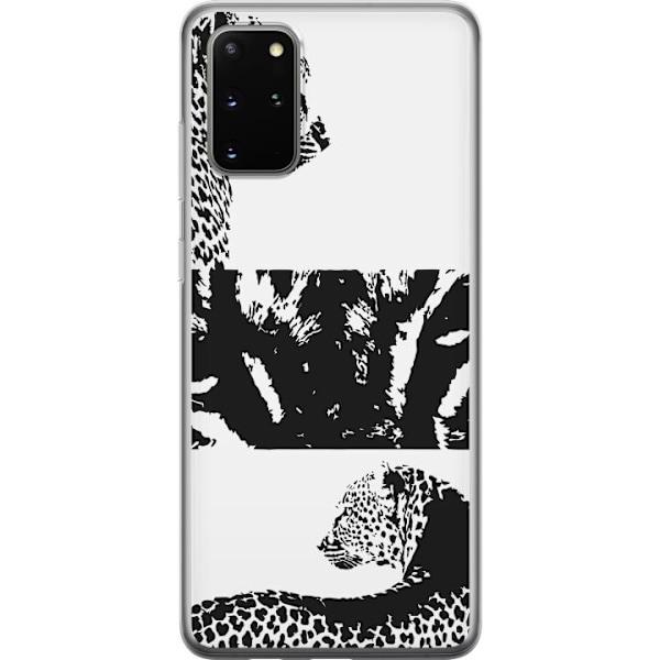 Samsung Galaxy S20+ Gennemsigtig cover Leopard Faces