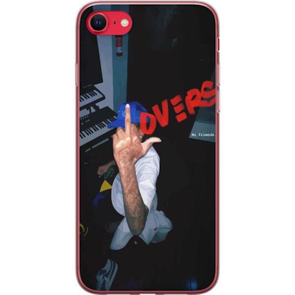 Apple iPhone SE (2020) Genomskinligt Skal Lovers Mystical Romance Kärlek Mystik Design Romantiskt Motiv Populärt Grafiskt Mönster Fashion Stil