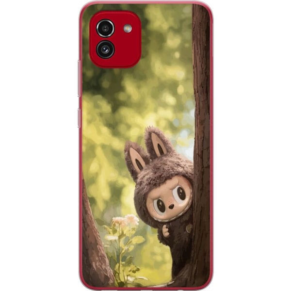 Samsung Galaxy A03 Läpinäkyvä kuori Labubu Graffiti Vibes