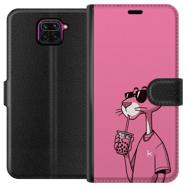 Xiaomi Redmi Note 9 Lommeboketui Pink Panter Drink