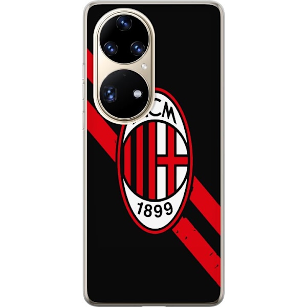 Huawei P50 Pro Gennemsigtig cover AC Milan