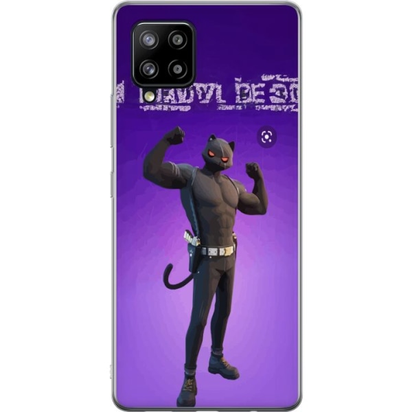 Samsung Galaxy A42 5G Gennemsigtig cover Fortnite - Meowscles