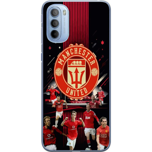 Motorola Moto G31 Gjennomsiktig deksel Manchester United F.C.