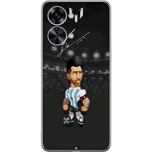 OnePlus Nord 2T Gennemsigtig cover Messi