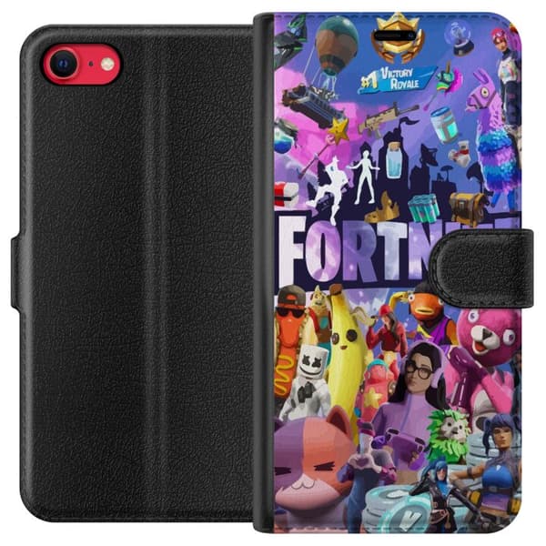 Kompatibel Tegnebogsetui til Apple iPhone 8 Fortnite