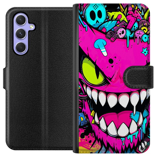 Samsung Galaxy A54 Lompakkokotelo Monster