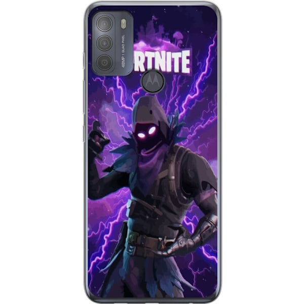 Motorola Moto G50 Läpinäkyvä kuori Fortnite Raven