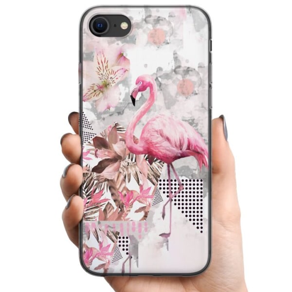 Apple iPhone SE (2020) TPU Matkapuhelimen kuori Flamingo
