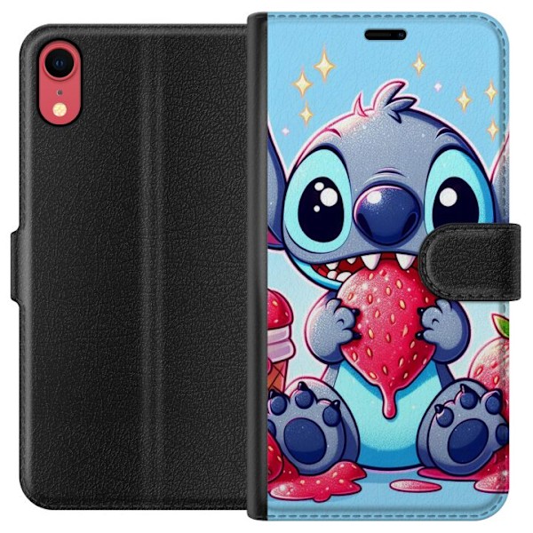 Apple iPhone XR Tegnebogsetui Strawberry Stitch