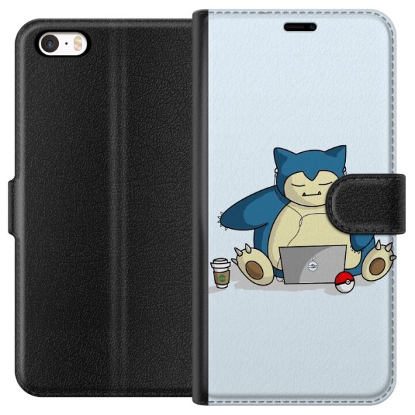 Apple iPhone 5 Plånboksfodral Pokemon Rolig