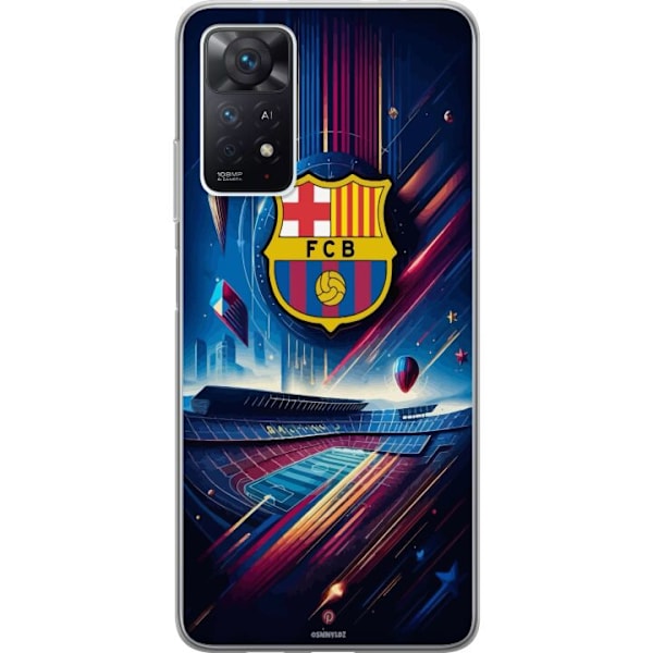 Xiaomi Redmi Note 11 Pro 5G Gennemsigtig cover FC Barcelona