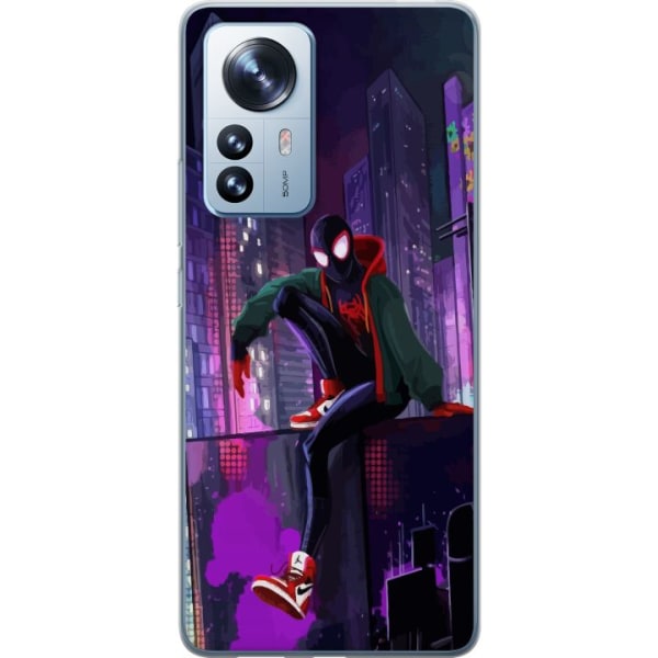 Xiaomi 12 Pro Gennemsigtig cover Fortnite - Spider-Man