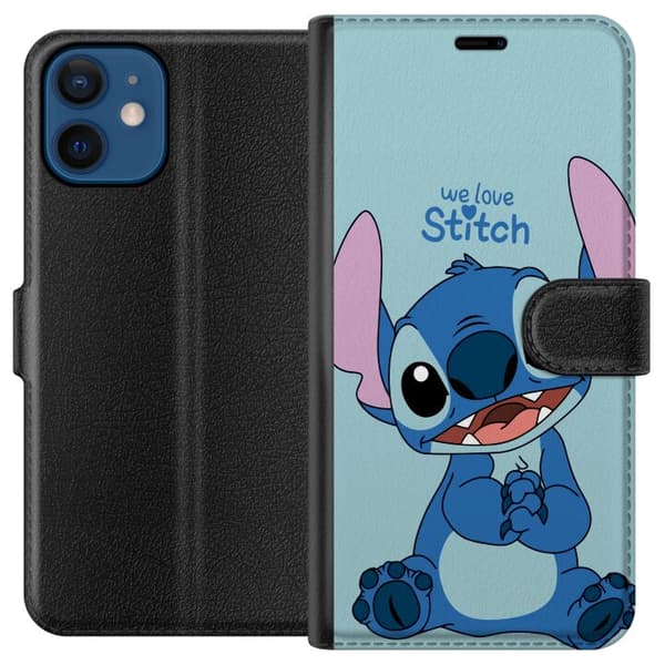 Kompatibelt Plånboksfodral till Apple iPhone 12 Älska Stitch