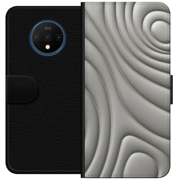 OnePlus 7T Lompakkokotelo Hopea-aallot