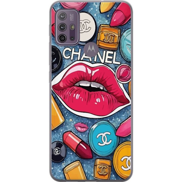 Motorola Moto G10 Gjennomsiktig deksel Chanel Lips