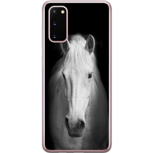 Samsung Galaxy S20 Genomskinligt Skal Häst