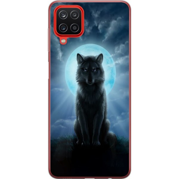 Samsung Galaxy A12 Kuori / Matkapuhelimen kuori - Susi