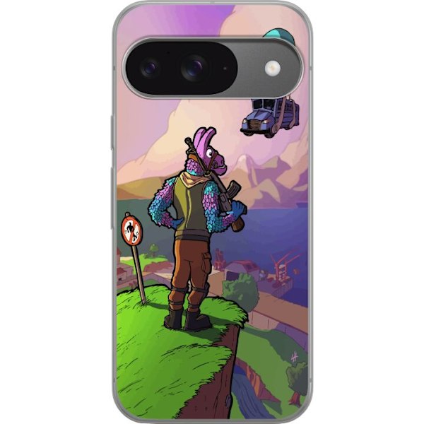 Google Pixel 9 Gennemsigtig cover Fortnite