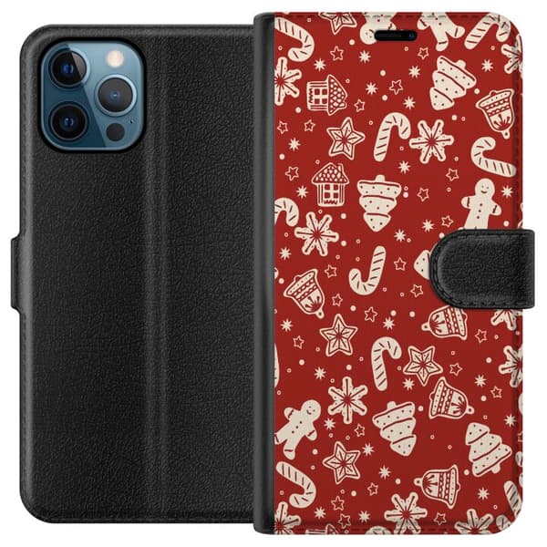 Kompatibel Tegnebogsetui til Apple iPhone 12 Pro God Jul