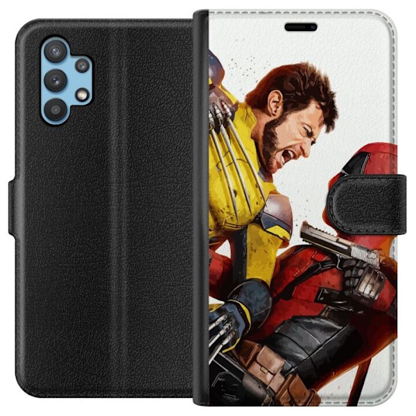 Samsung Galaxy A32 5G Lompakkokotelo Deadpool & Wolverine