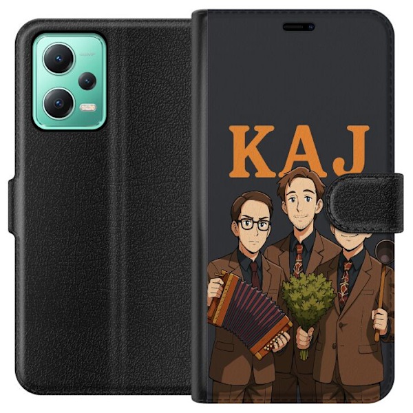 Xiaomi Redmi Note 12 Lommeboketui Kaj Bara Bada Badstue