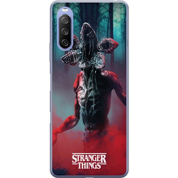 Sony Xperia 10 III Lite Genomskinligt Skal Stranger Things Mon