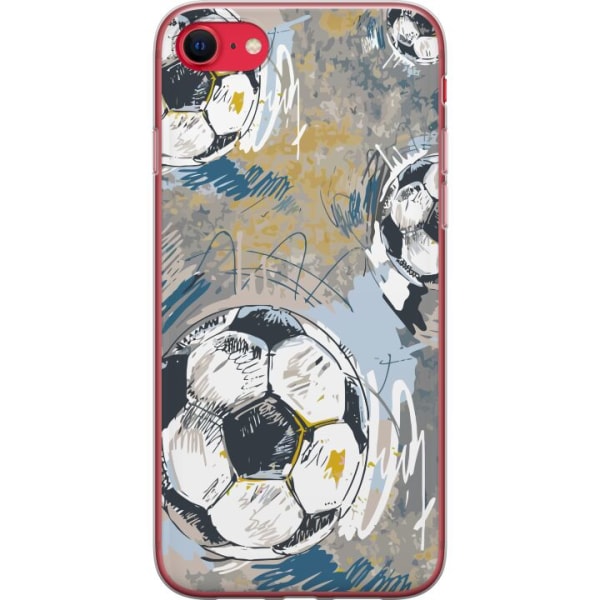Apple iPhone 8 Gennemsigtig cover Fodbold