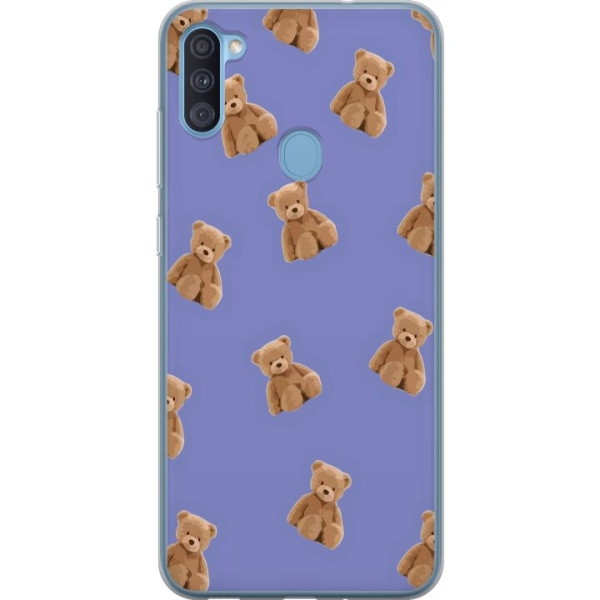 Samsung Galaxy A11 Gennemsigtig cover Flyvende bjørne