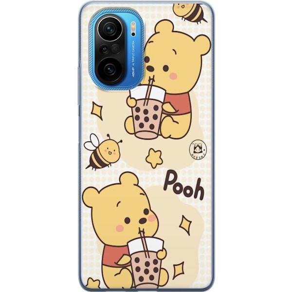 Xiaomi Poco F3 Gennemsigtig cover Nalle Pooh-stil - klassisk b