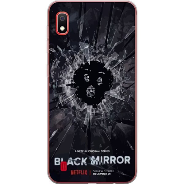 Samsung Galaxy A10 Genomskinligt Skal Black Mirror Sci-Fi Netf