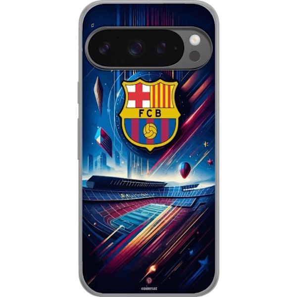 Google Pixel 9 Pro XL Genomskinligt Skal FC Barcelona