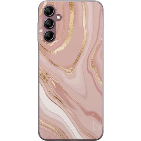 Kompatibelt Mobildeksel til Samsung Galaxy A14 5G Marmor Gull
