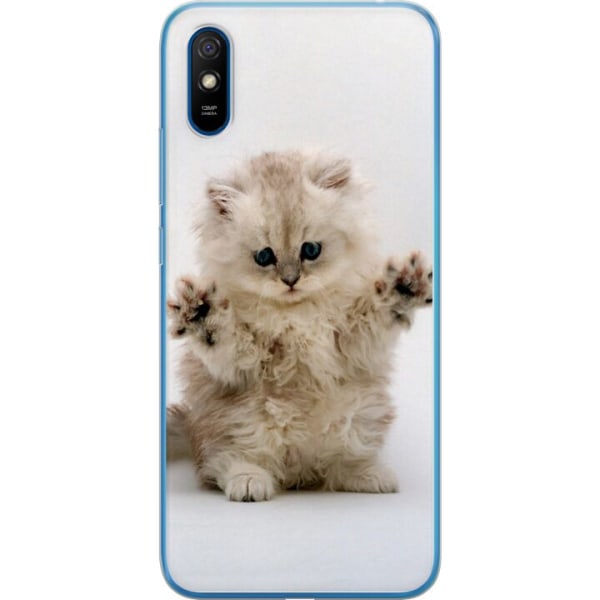 Xiaomi Redmi 9A Gjennomsiktig deksel Katt