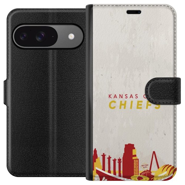 Google Pixel 9 Pro Lompakkokotelo Kansas City Chiefs