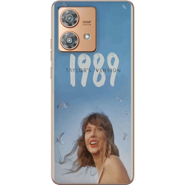 Motorola Edge 40 Neo Gennemsigtig cover Taylor Swift