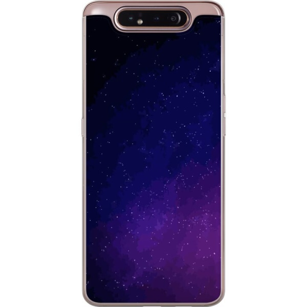 Samsung Galaxy A80 Gjennomsiktig deksel Galaks