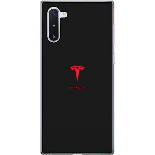 Samsung Galaxy Note10 Genomskinligt Skal Tesla