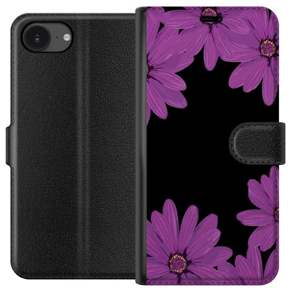 Apple iPhone 16e Plånboksfodral Blomsterverk