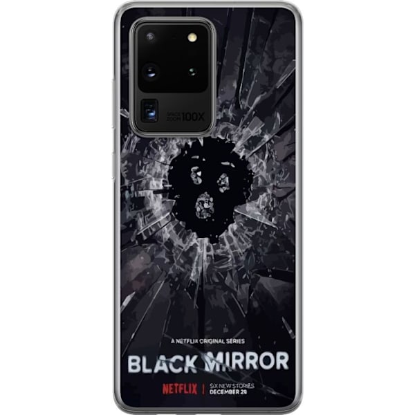 Samsung Galaxy S20 Ultra Gennemsigtig cover Black Mirror Sci-Fi Netflix Serie Dystopi Teknologi Cyberpunk Mørkt TV Videospil Tema