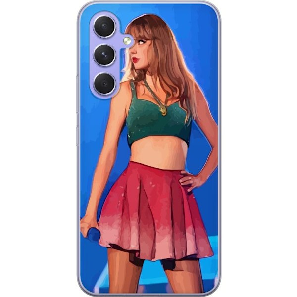 Samsung Galaxy A54 Genomskinligt Skal Taylor Swift